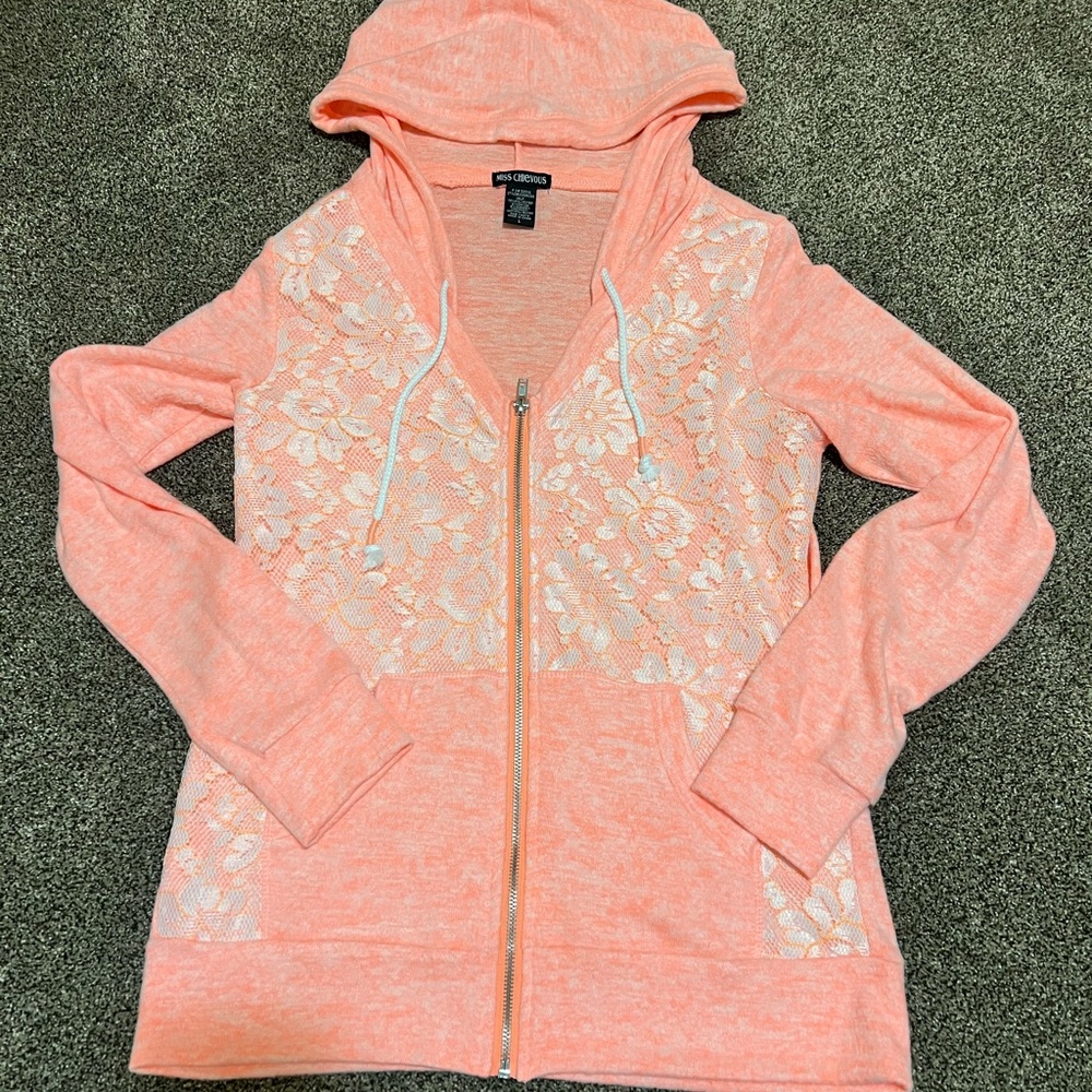 Miss Chievous Lace Full Zip Jacket